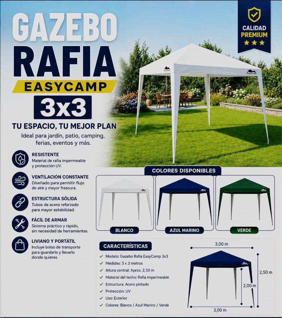 GAZEBO 3x3