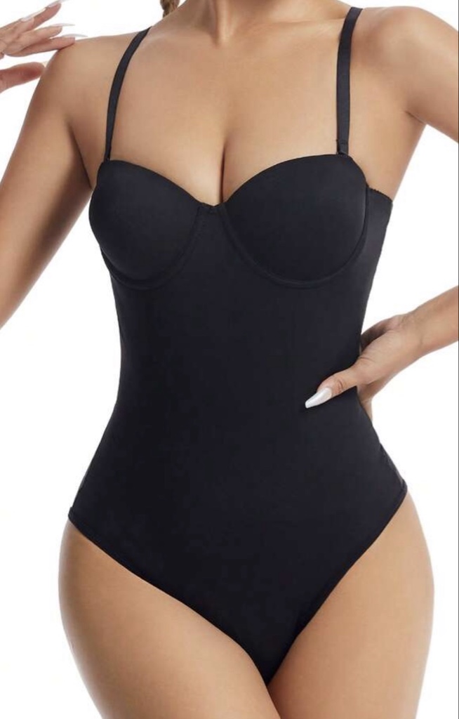 BUSTIER NEGRO RESURTIDO