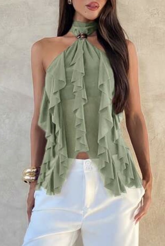 BLUSA OLANES VERDE