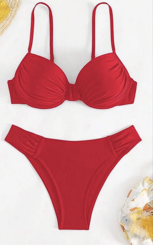 BIKINI ROJO PUSH UP