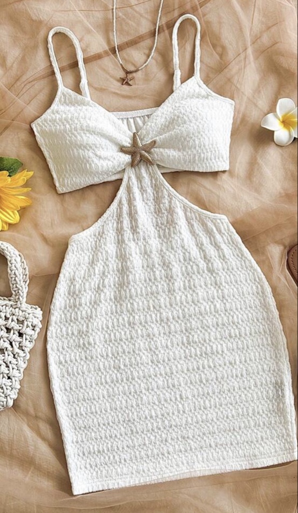 VESTIDO BLANCO ESTRELLA