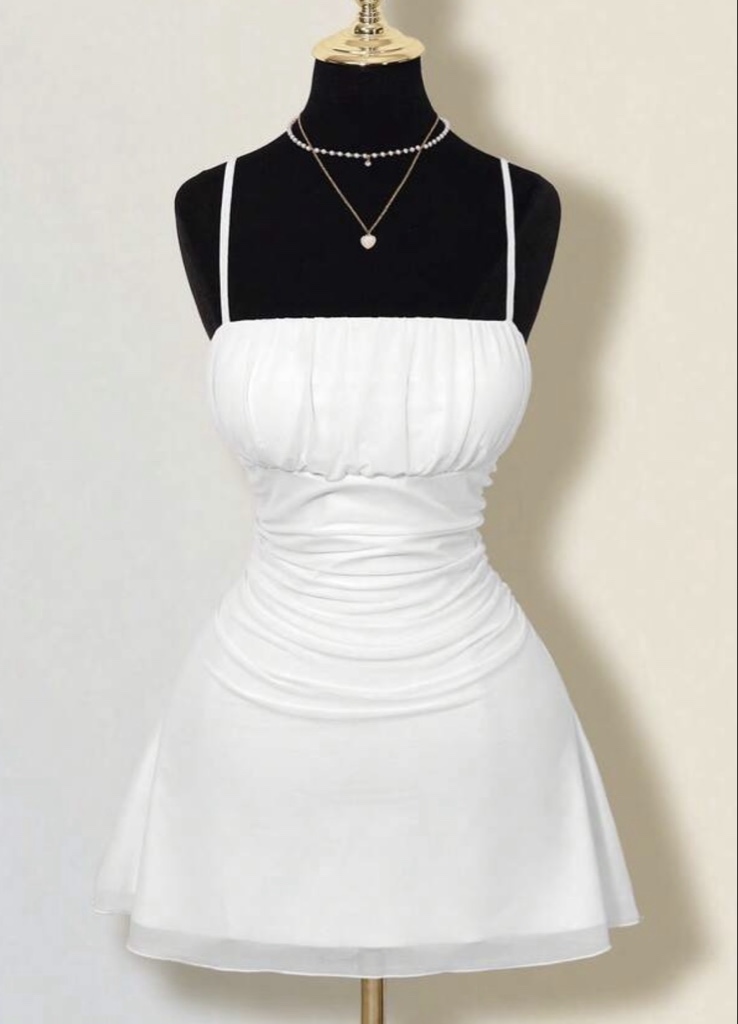 VESTIDO BLANCO CORTE A