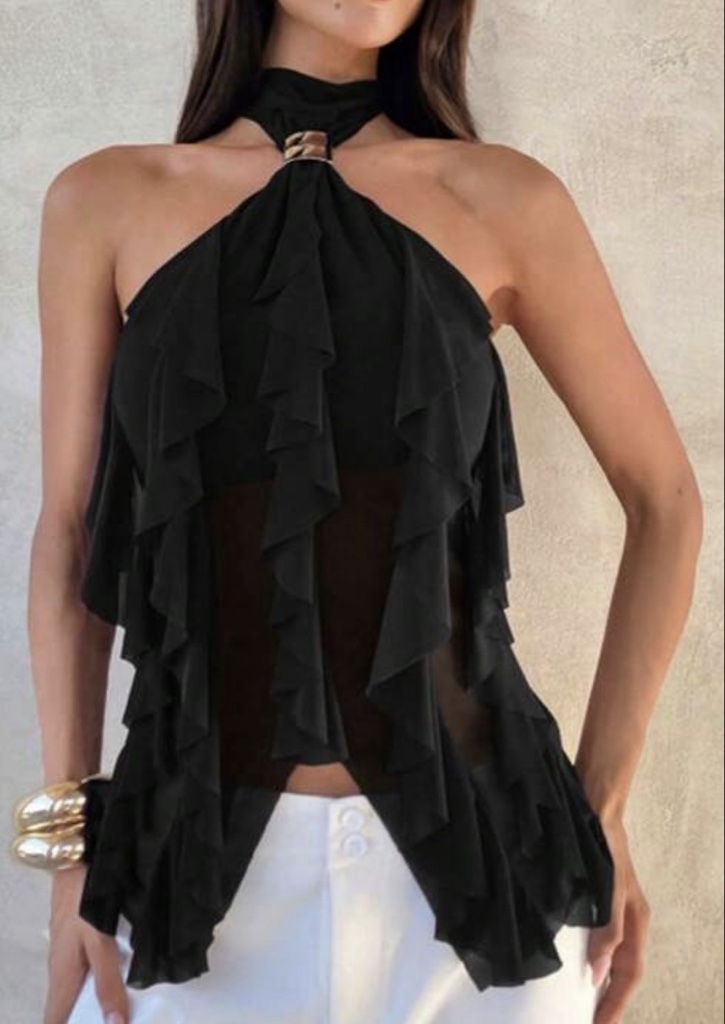 BLUSA NEGRA OLANES
