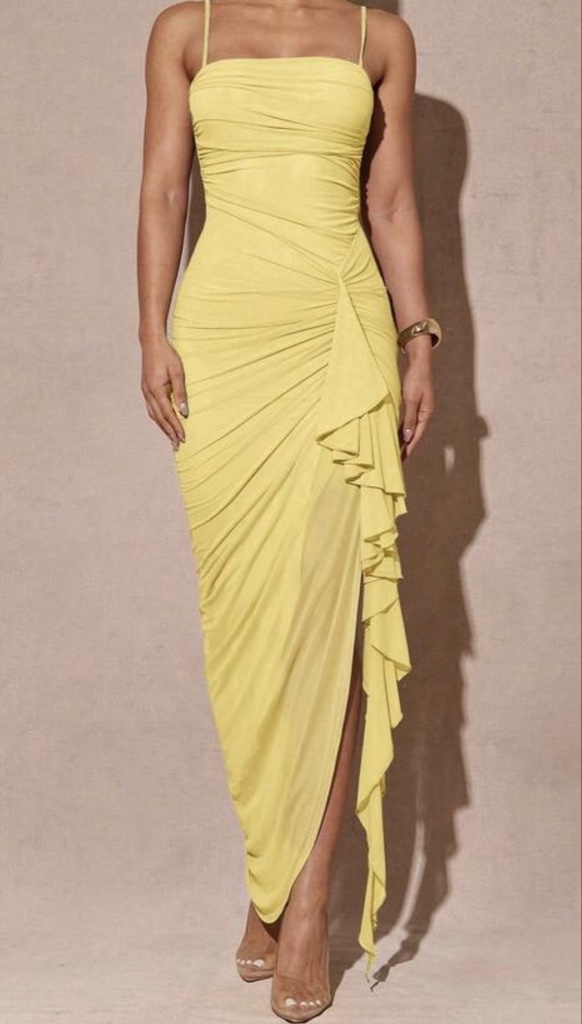 VESTIDO AMARILLO OLAN