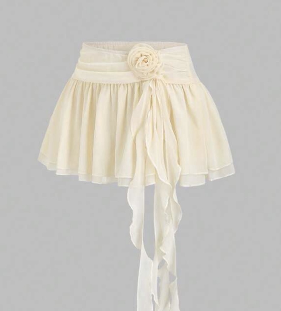 FALDA AMARILLA FLO R