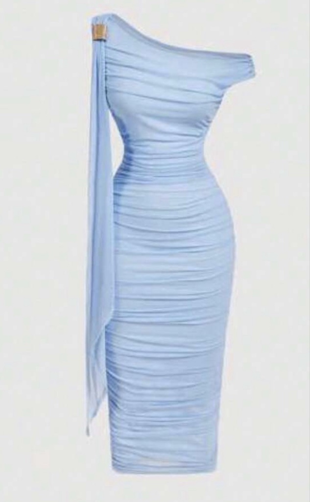 VESTIDO AZUL CIELO
