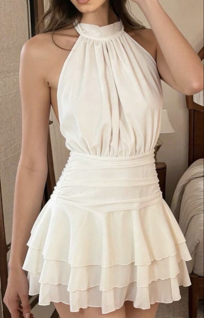 VESTIDO OLANES BEIGE