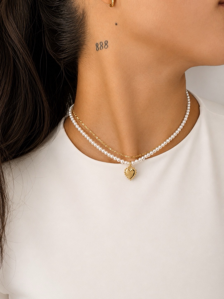 Collar Perlas en amor