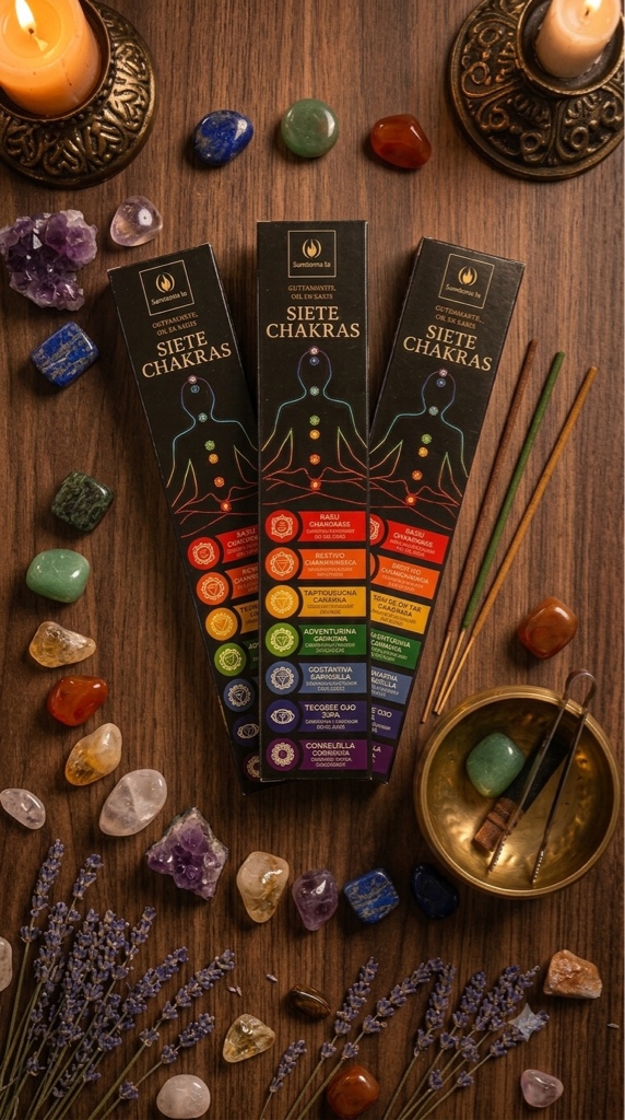 Sahumerios siete chakras iluminarte