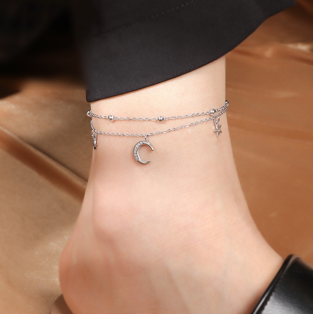 Tobillera Estrellas y Lunas