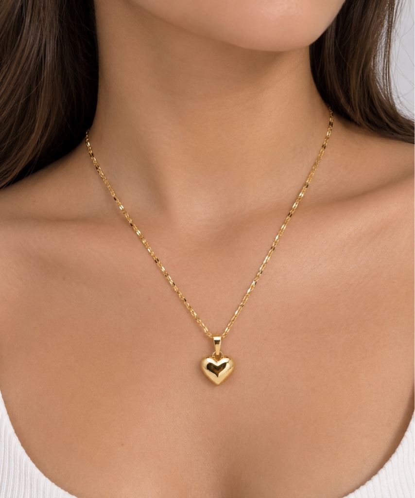 Collar Corazón Dorado
