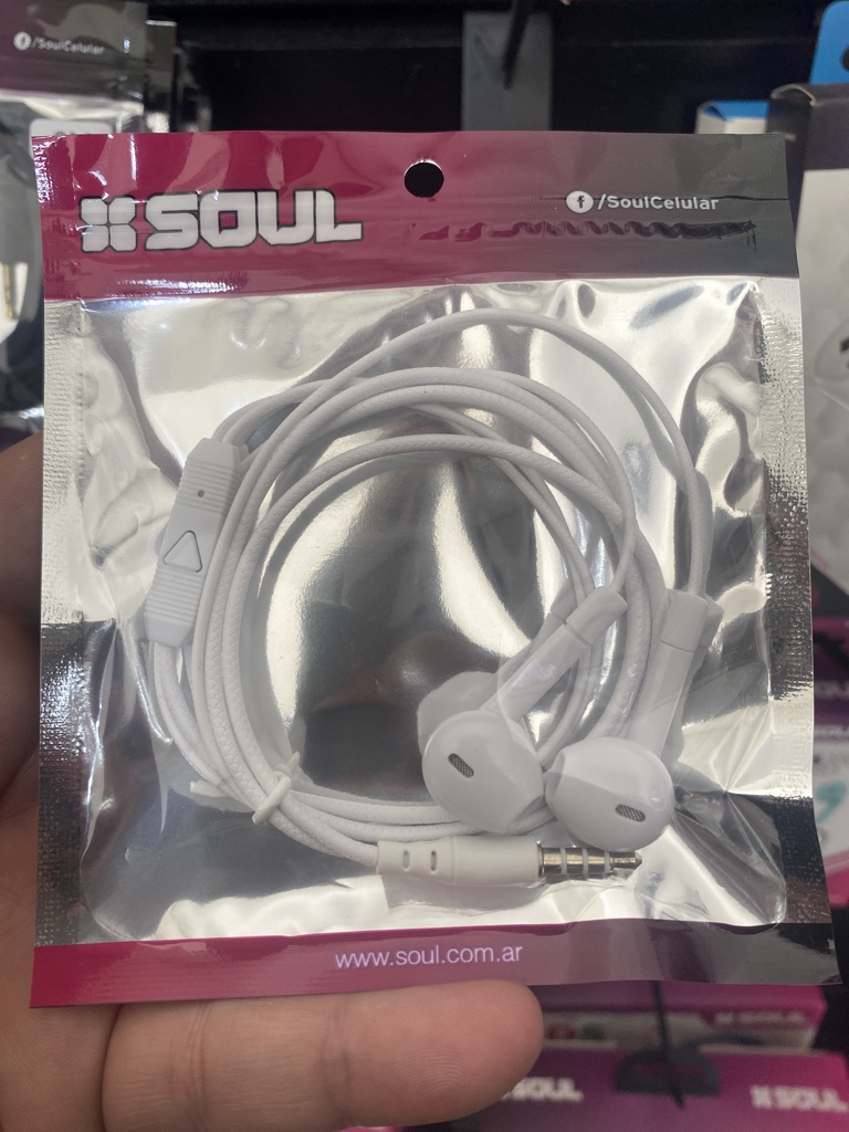 AURICULAR 3,5MM SOUL CLASSIC BLANCO