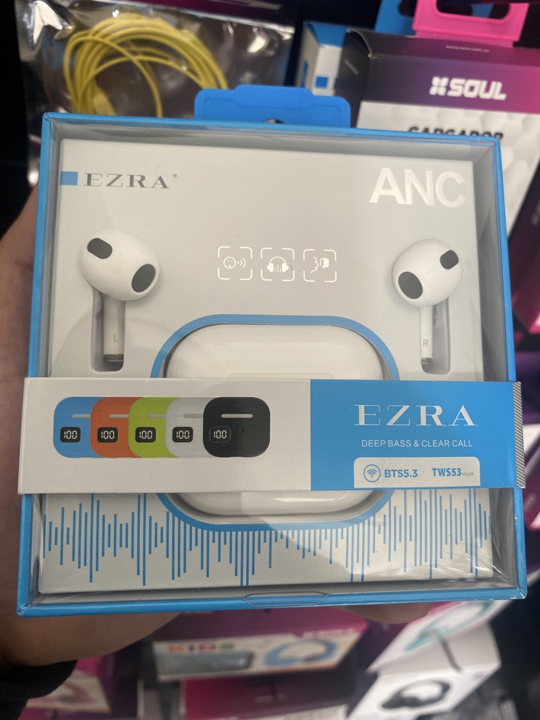 AURICULAR BT EZRA TWS53 5 FUNDAS