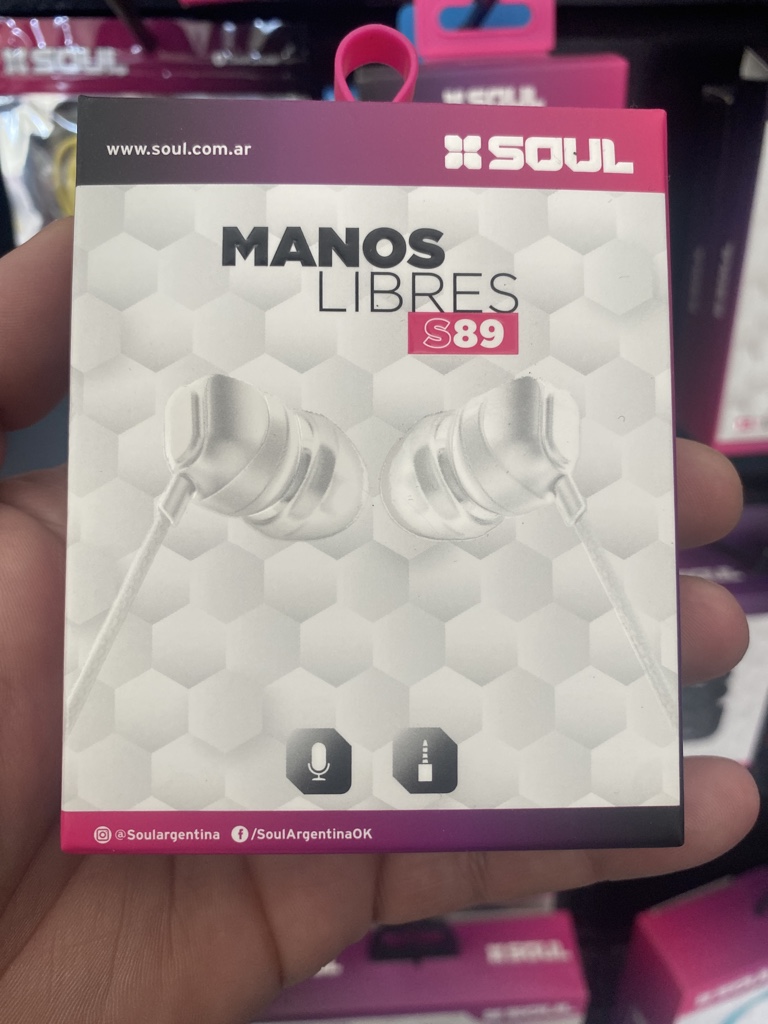 AURICULAR 3,5MM SOUL S89 BLANCO