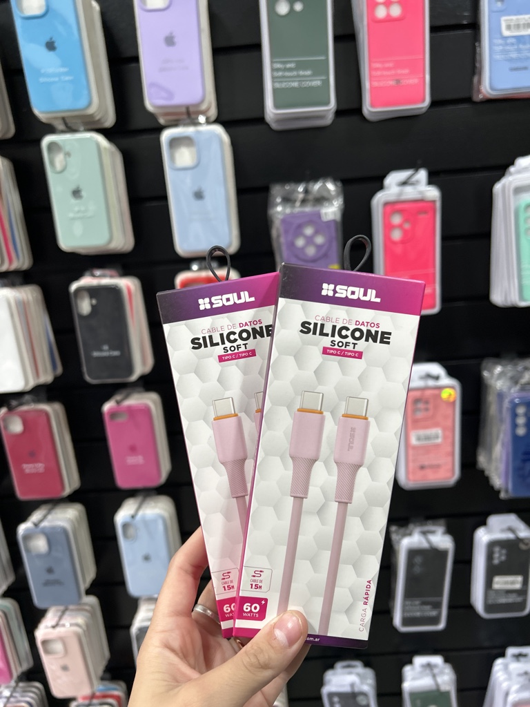 CABLE SOUL SILICONE SOFT C A C ROSA