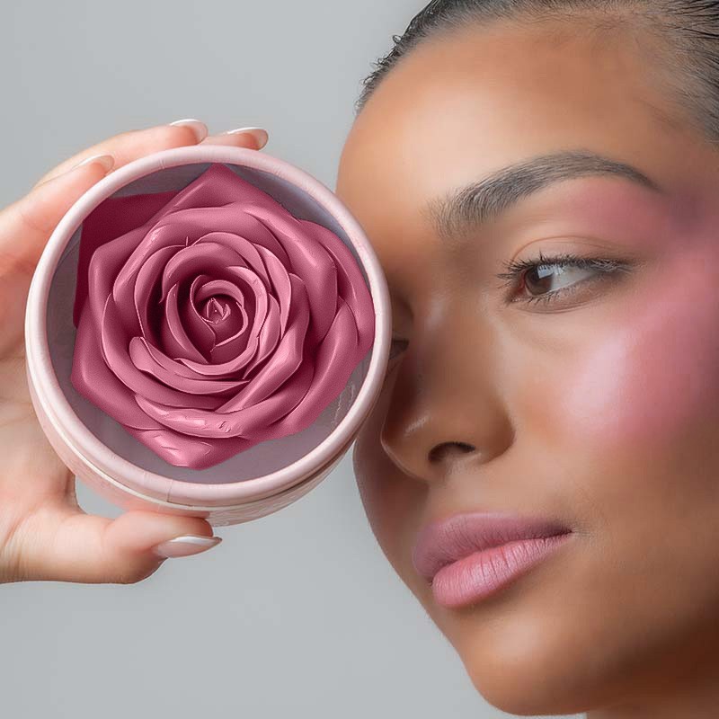 RUBOR FLORAL EN CREMA