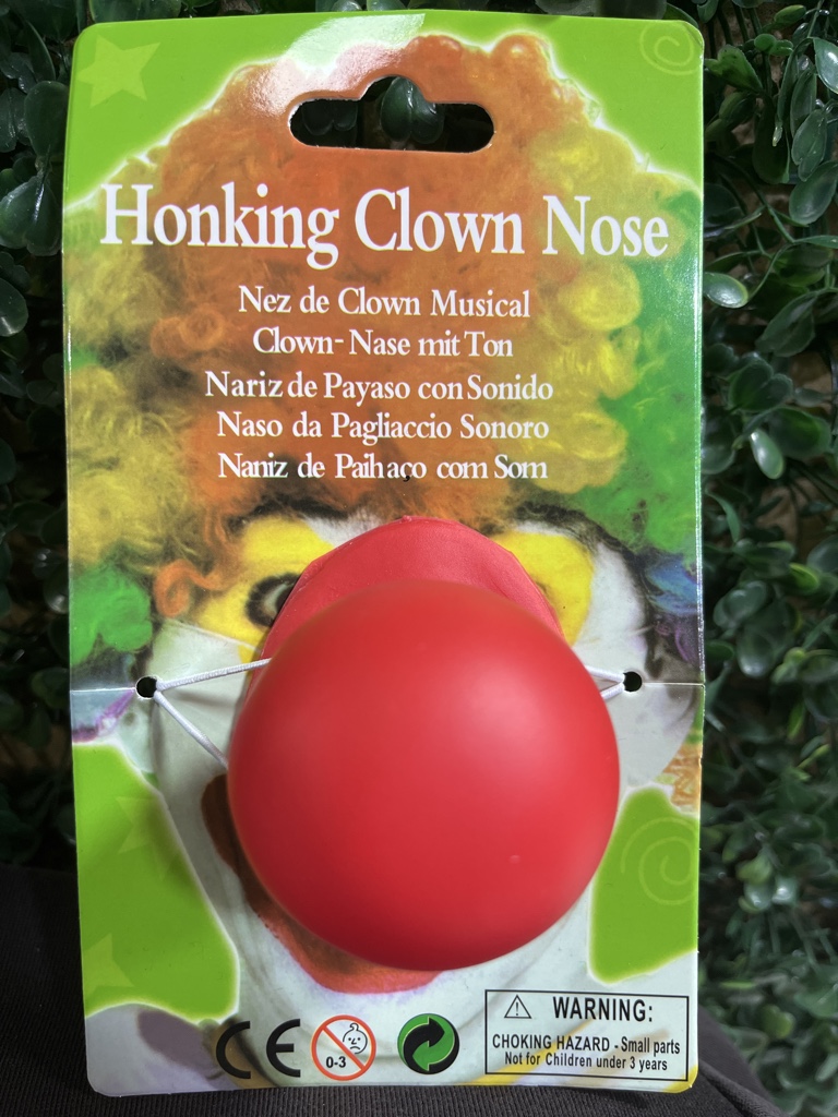 Nariz de payaso roja