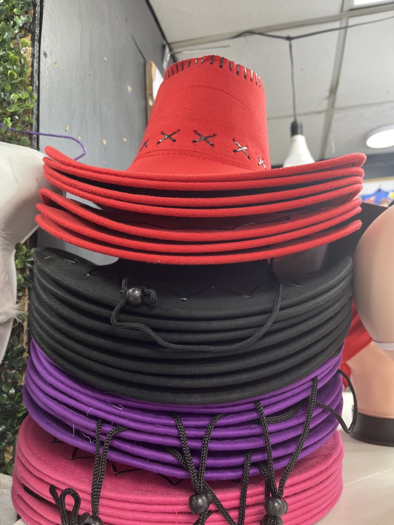 Sombrero vaquero colores