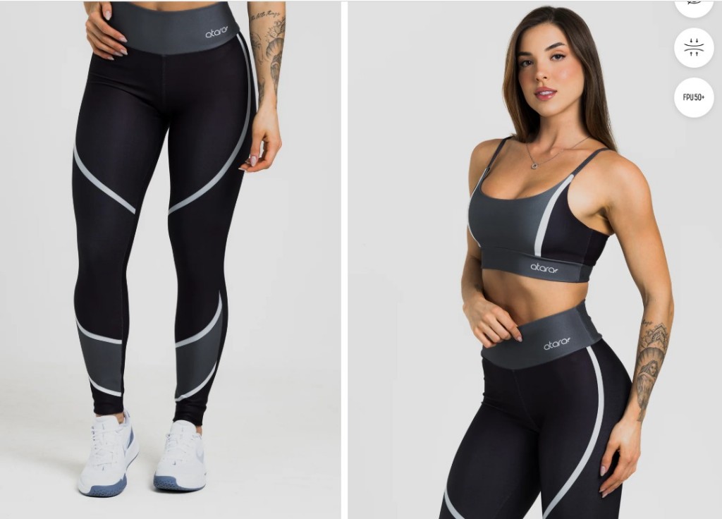 Legging G3 silver Black