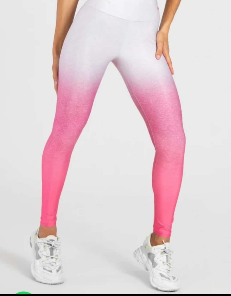 Legging k bicolor rosa L