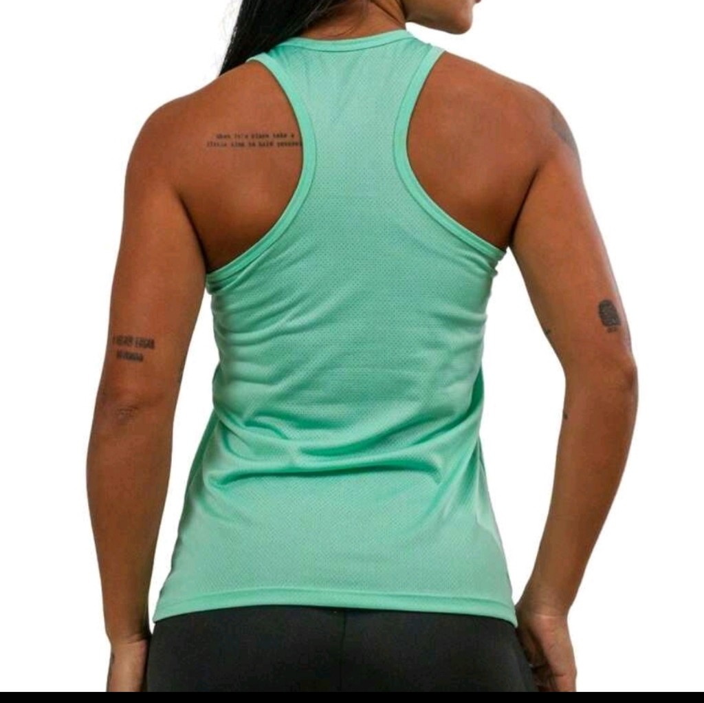 Musculosa  verde agua M