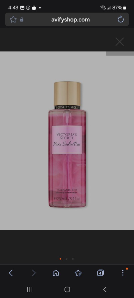 Body Mist Victoria Secret Pure Seduction