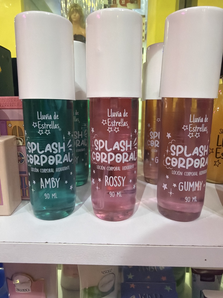 Splash corporal lluvia de estrellas