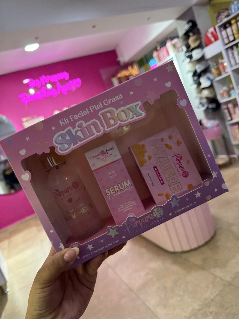 Kit Facial Skin Box purpure