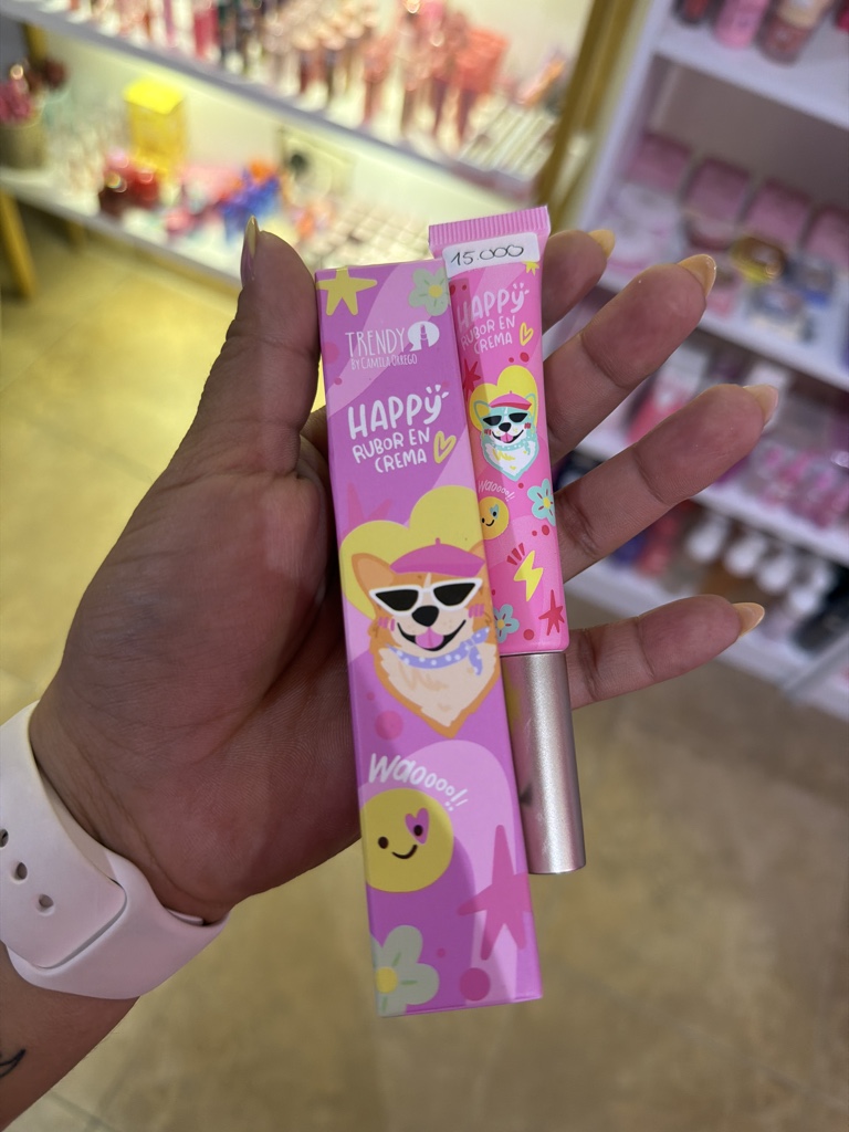 Rubor en crema happy trendy