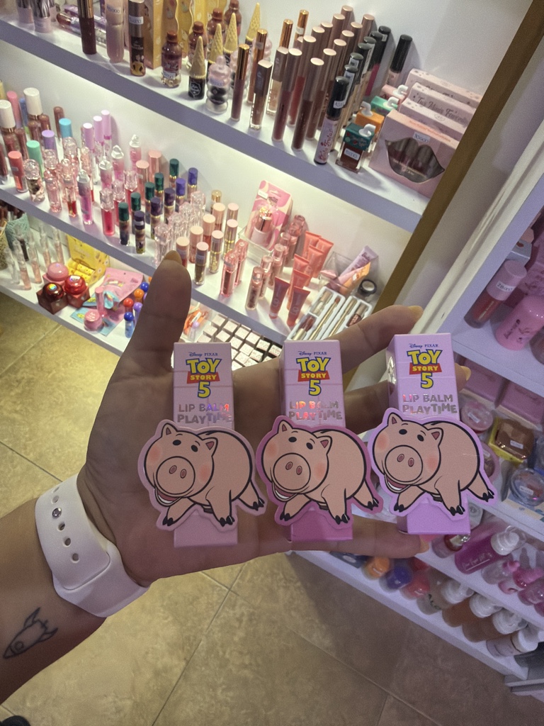 Lip balm glitter ham toy story