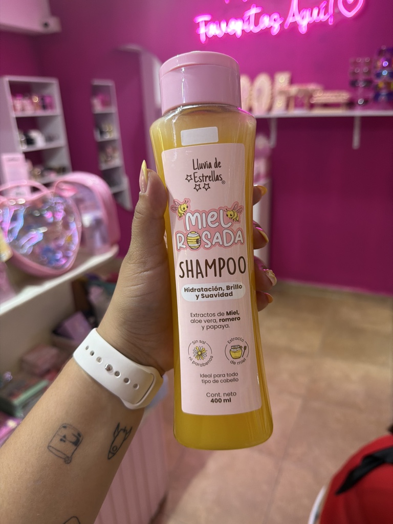 Shampoo miel rosada lluvia de estrellas