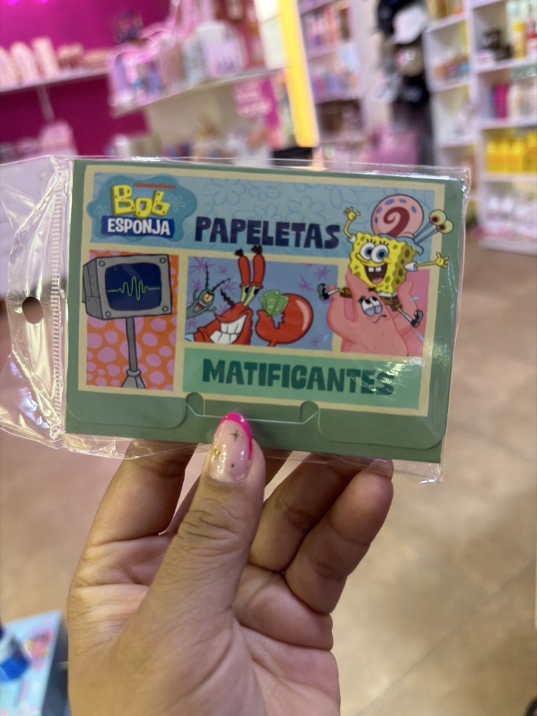 Papel de arroz bob esponja