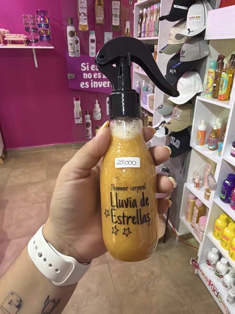 Shimmer corporal lluvia de estrellas