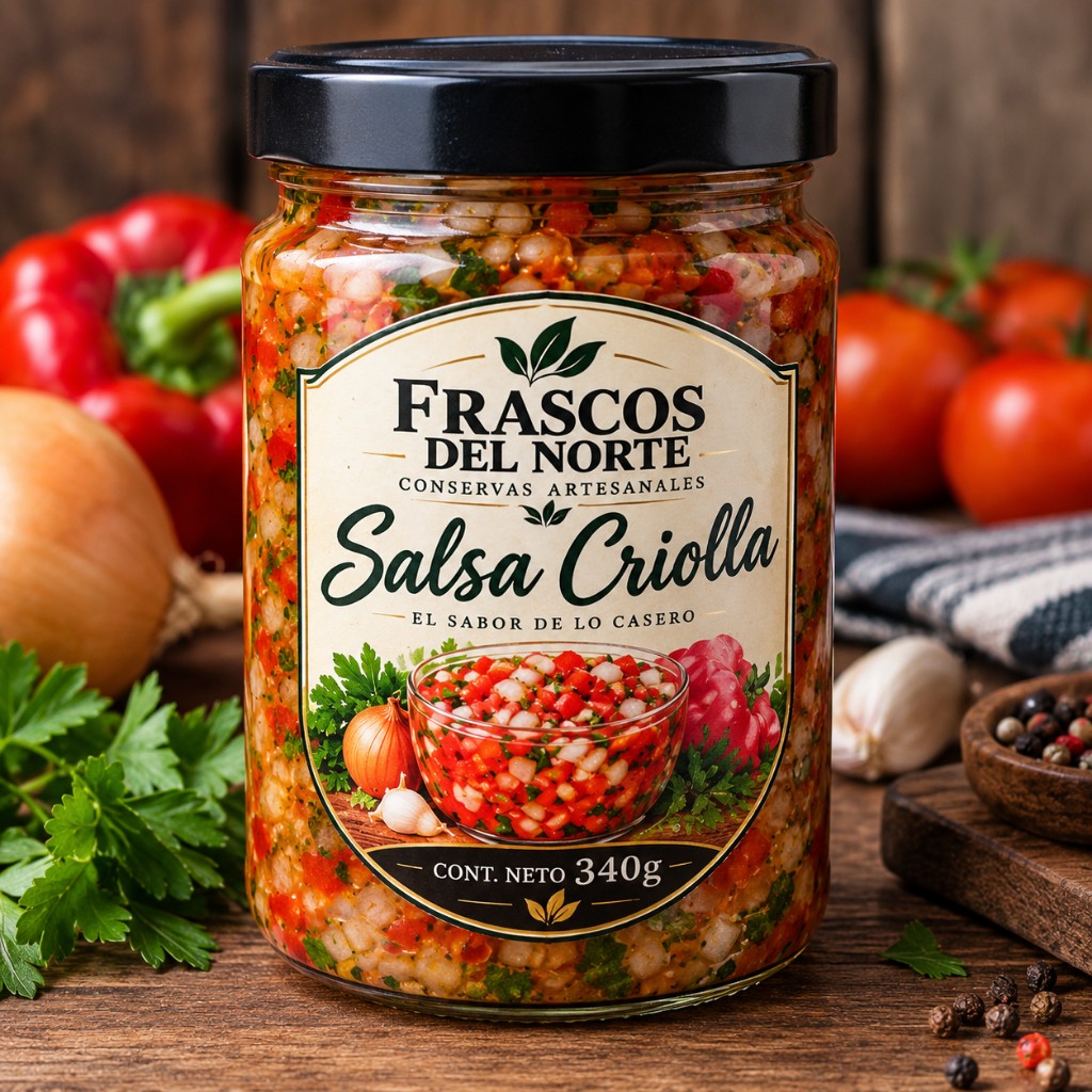 Frascos del Norte Salsa Criolla 340g