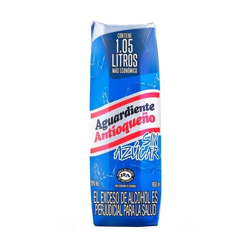 Tetra aguardiente azul 1,05lt
