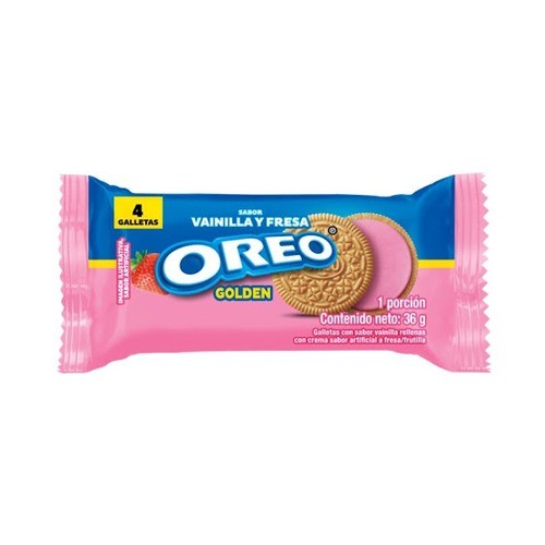 Oreo vainilla y fresa