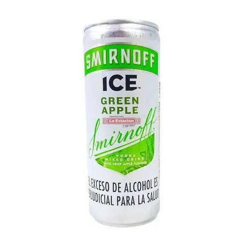 Smirnoff green Apple lata