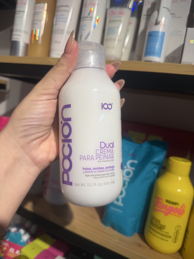 Crema de peinar dual
