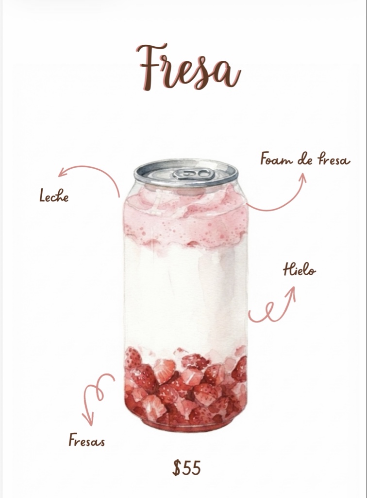 Fresa bebida