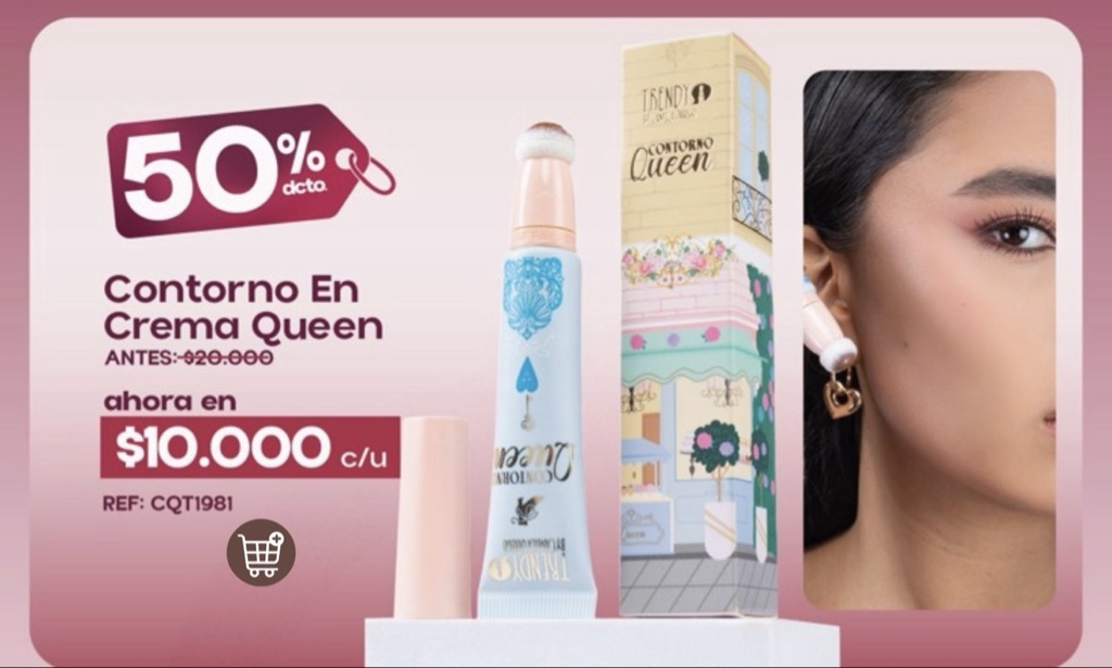 Contorno crema queen promo