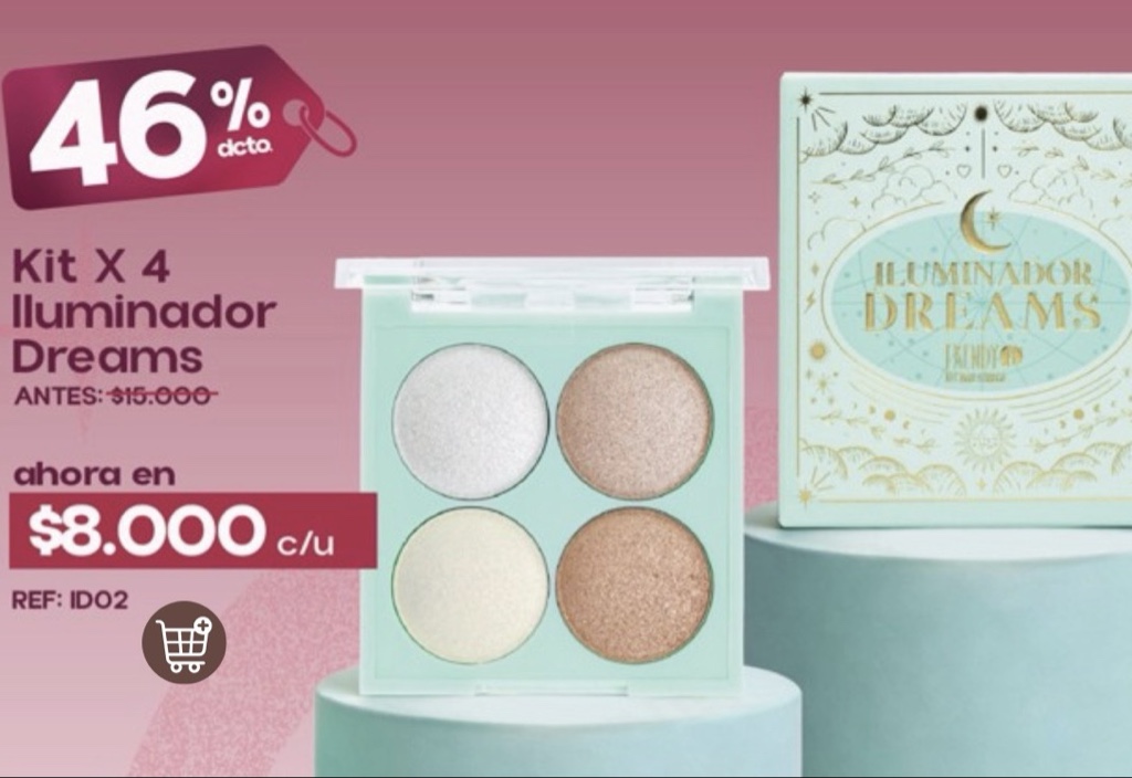 Iluminador dreams x 4