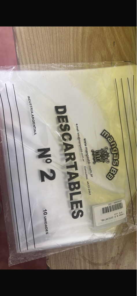 MANGAS DESCARTABLES N°2
