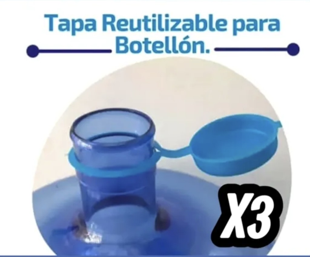 Tapas reusables para botellones