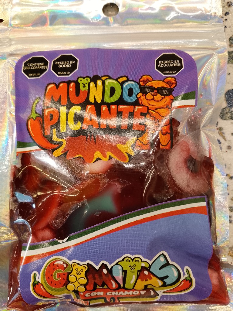 MUNDO PICANTE gomitas con chamoy 80g