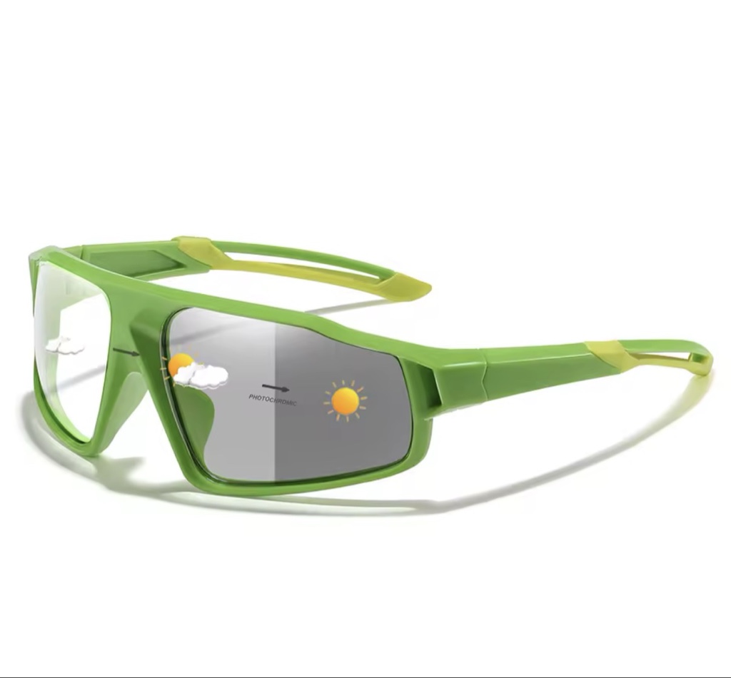 Lentes fotocromáticos verdes