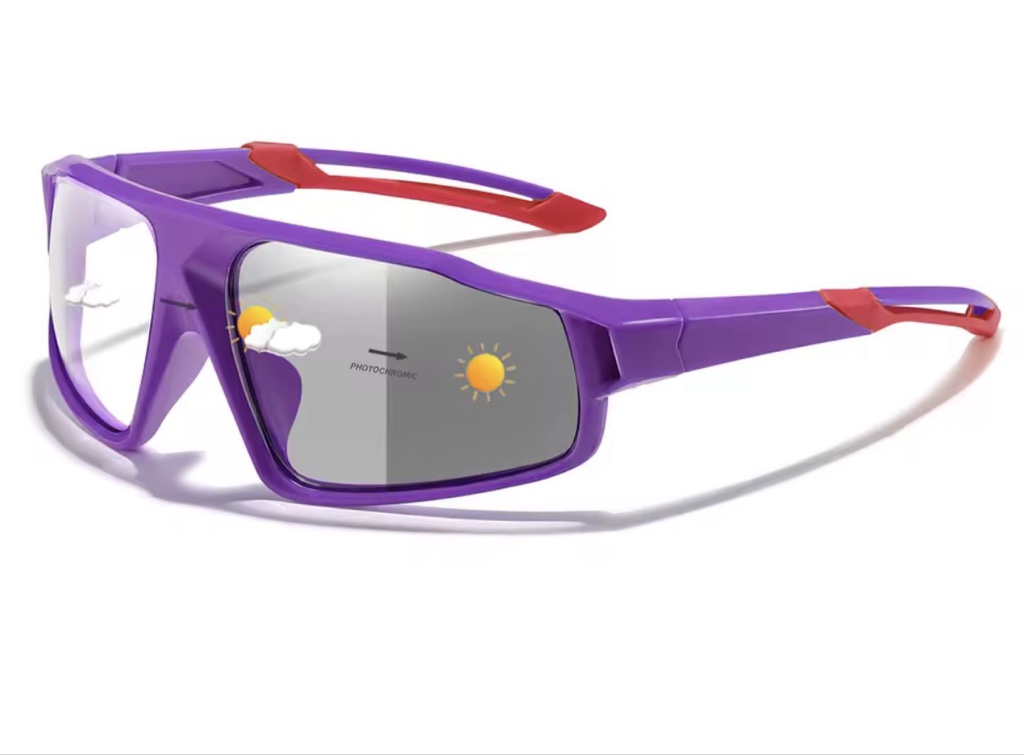 Lentes fotocromáticos morados
