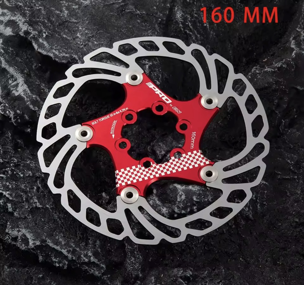 Rotor disco freno 6 tornillos rojo rápido enfriamiento