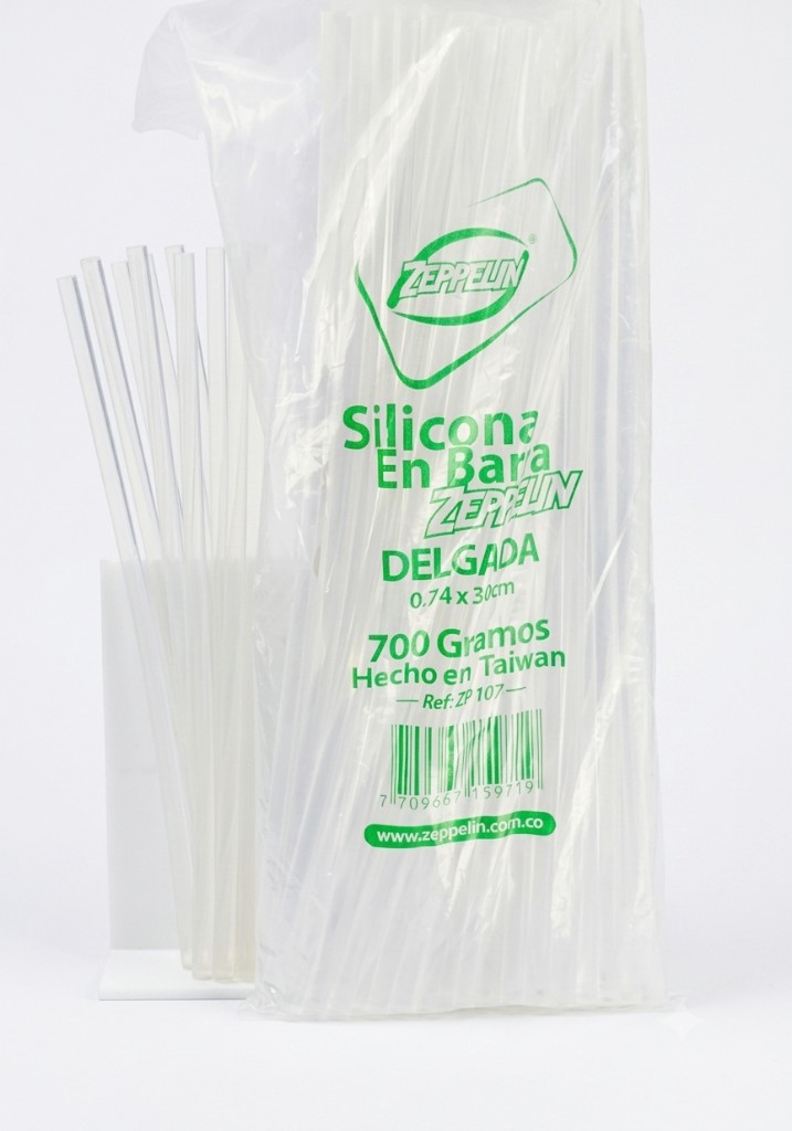 Zeppelin silicona en barra delgada