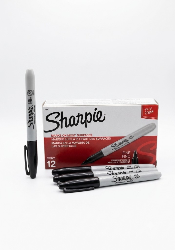Sharpie negro marcador punta fina