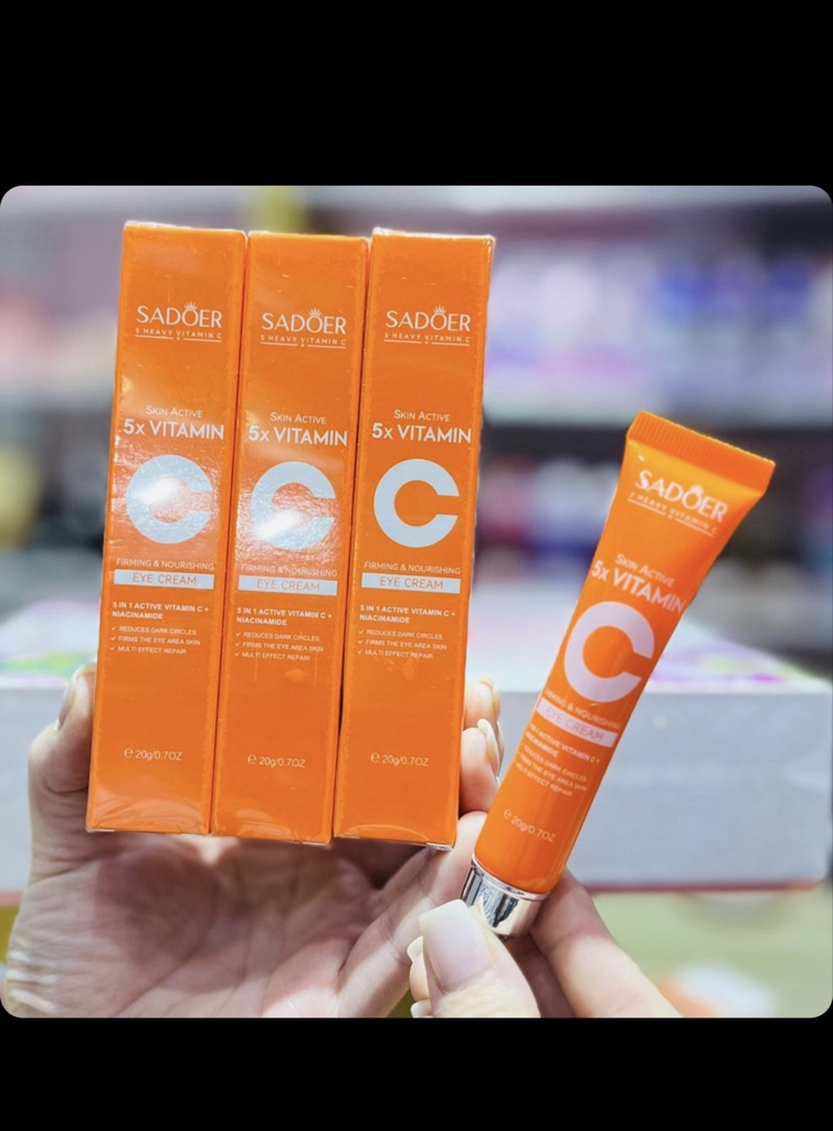 SADOER crema de ojos naranja